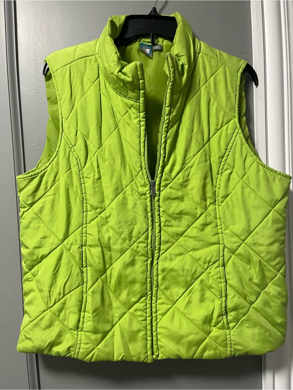 SJB Active Neon Lime Green Quilted
Vest - Size XL